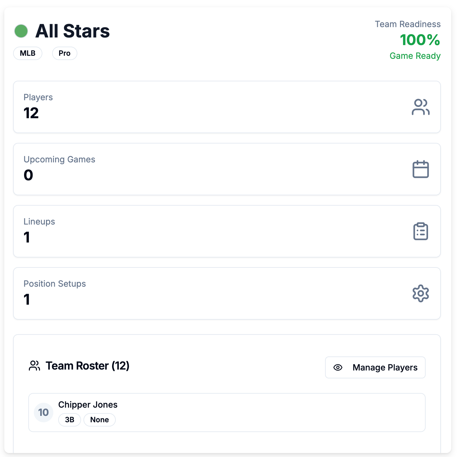 Turn Two Team Management